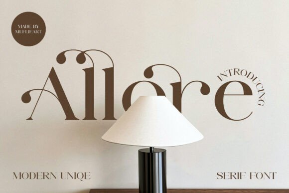 Allore: Crafting Botanical Elegance in Modern Typography