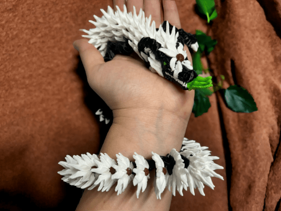 Articulated Flower Dragon: A 3D Printable Fidget Toy