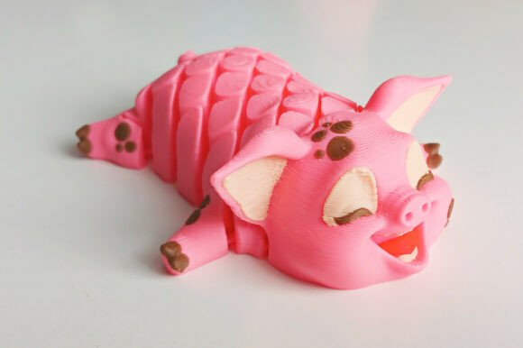 🐷Articulated Pig: A Cute & Flexible 3D Print Model
