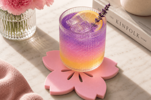 Cherry Blossom Coaster STL: Elegant Sakura 3D Print