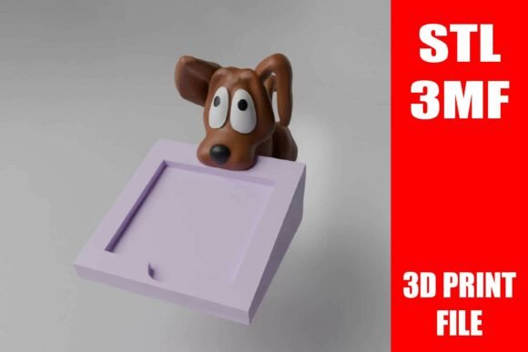 Dog Sticky Note Holder Desk Organizer: A Playful Companion