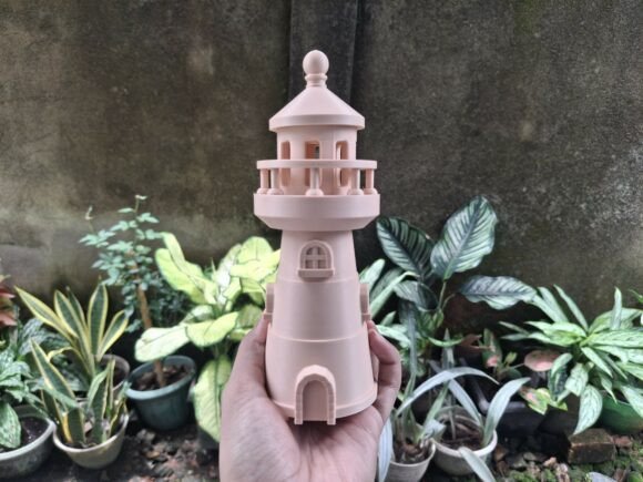 Lighthouse 3D Printable Model: Coastal Charm for Your Prints