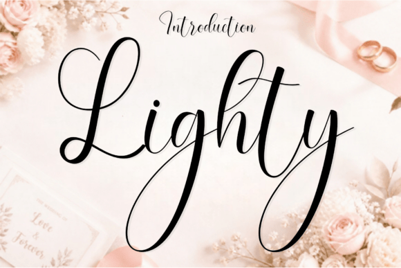 Lighty: A Modern Handwritten Script Font for Elegant Design
