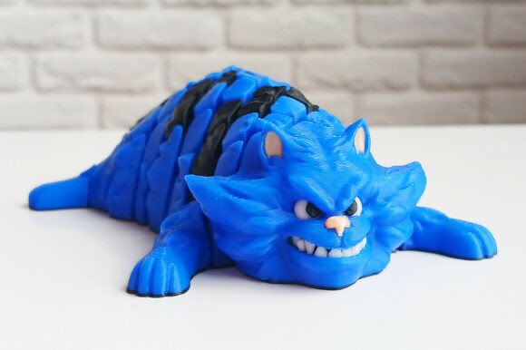 Meet the Articulated Grumpy Cat: Your Next 3D Printable Toy