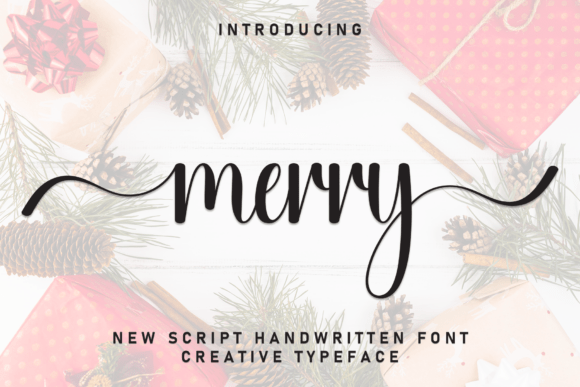 Merry: A Warm Handwritten Font for Joyful Designs