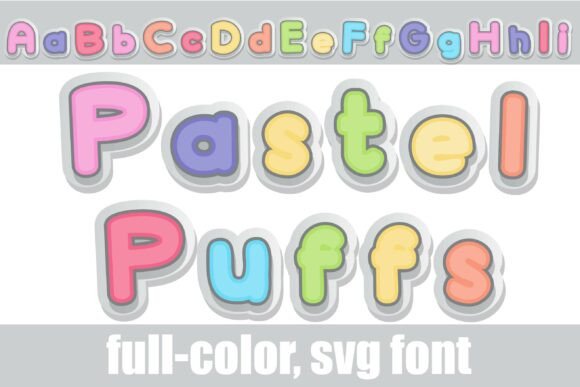 Pastel Puffs: A Sweet Touch for Your Designs