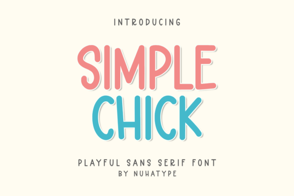 Simple Chick: The Elegantly Minimalist Sans Serif Font