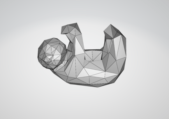 Sloth Planter 3D Model: STL & OBJ Files for Creative Making