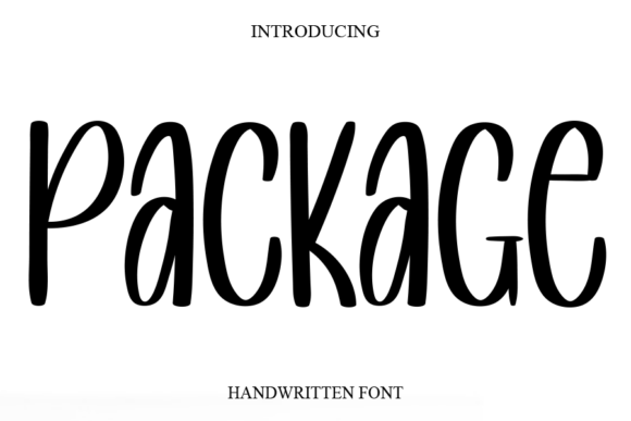 The Sweet & Cursive Charm of Package Font